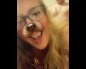 GETTING FUCKED DOGGYSTYLE WHILE IM USING a DOGGY FILTER