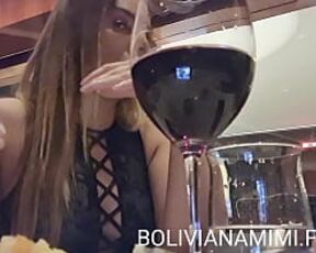 Jantar romantico em sao paulo com o ganhador do sorteio... video completo no meu canal de YouTube mimi boliviana ... putaria depois do jantar no 0nlyf@ns: bolivianamimi