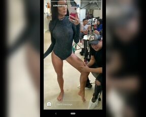 Zuleyka Rivera Hot See-through Swimsuit Snapchat Video