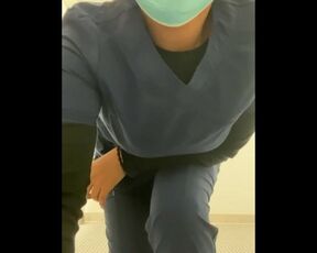 Flashing tits while at work