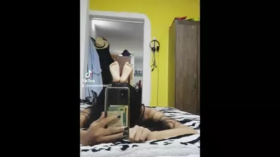 TIK TOK Bugs bunny Challenge with teen Latina (18 Y.O. UNCENSORED)