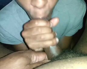 Hot dick in my mouth.