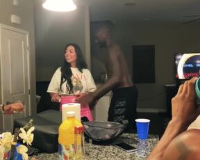 Cuck Hubby Brings Slut Wife over for some BBC