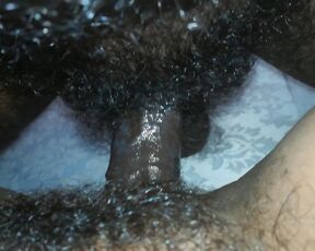 Close-Up Of A Hairy Sri Lankan Pussy