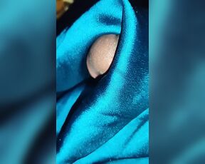 Handjob with blue satin silky salwar of nurse (45)