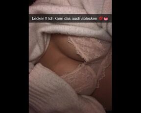 Shy German Girl fucks Best Friend on Snapchat