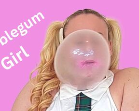 Bubble blowing compilation bubblegum asmr