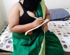 Rajasthani sexy aunty while signing the land deed I fucked her by looking at her big tits - Indian Hot Aunty Ko Mast cod