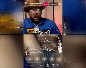 Jamaican thot teen tam. .neile on Instagram live with goldgad read the comments DWL