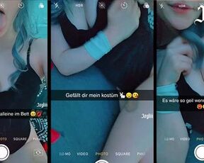 Süßes Häschen ist allein zuhause und wieder auf snap online (@real.Joyliii)