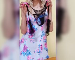 Exciting Blonde wants to be fucked in a dress