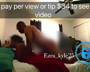 Onlyfans model babe ezra_kyke25 gets pussy fucked by black muscle daddy