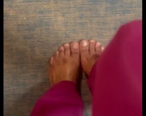 Cute Yoga Goddesses Toes Waiting for your hot load