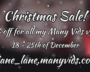 CHRISTMAS MANY VIDS SALE!