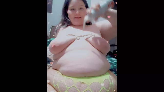 Cream on tits, rubbing and sucking